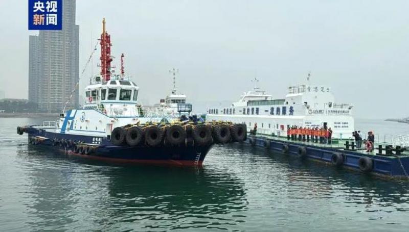 全國首艘氫電拖輪在青島港入列，填補多項國內(nèi)空白