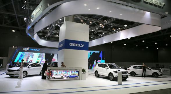 2025年上半年中國吉利汽車在圣彼得堡的經(jīng)銷中心數(shù)量名列第一