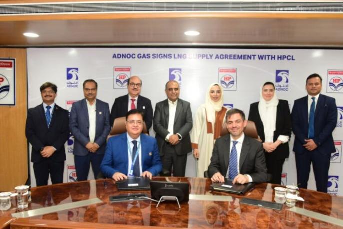 ADNOC與印度HPCL簽署LNG長(zhǎng)期供應(yīng)協(xié)議