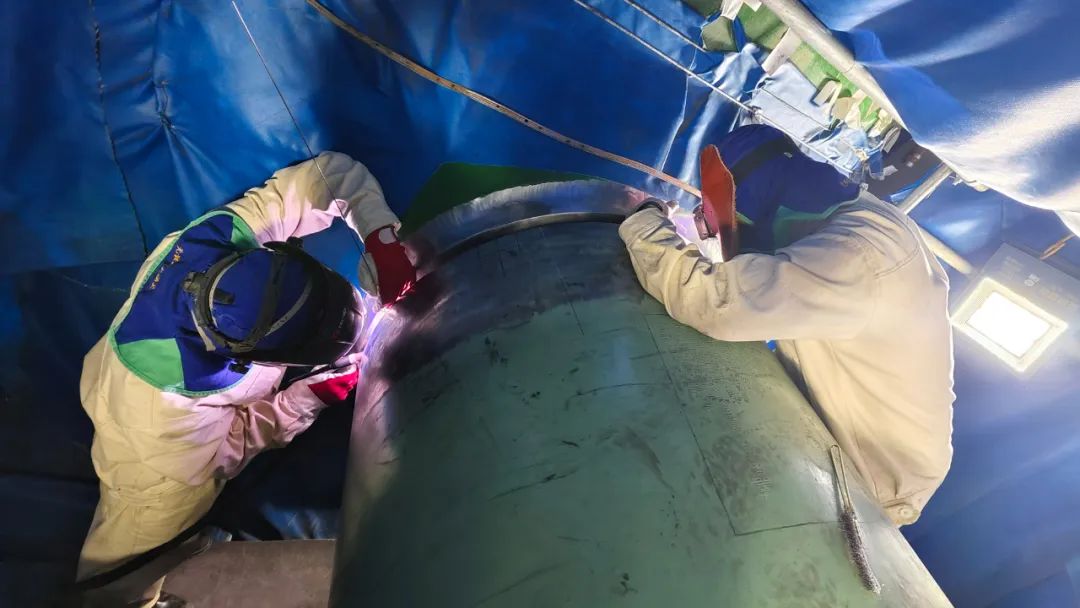 田灣核電站8號機組主管道焊接順利完成