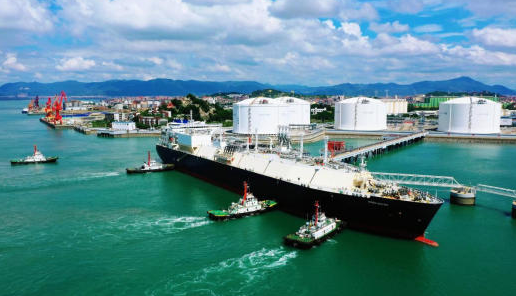 中國海油湄洲灣“綠能港”累計接卸液化天然氣超5000萬噸